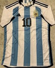 Lionel Messi Argentina Autographed Jersey 2022 Fifa World Cup