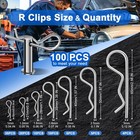 Cotter Pin Assortment Kit  220pcs Cotter Pins 13 Sizes Premium 304 Stainless Ste