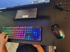 Wireless Gaming Keyboard   Mouse  Rgb Rechargeable Pudding Keycaps Anti-ghosting