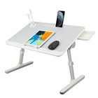 Adjustable Laptop Table Stand La p Tray Sofa Bed Notebook Computer Foldable Desk