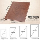 Pu Leather Photo Album Our Adventure Book Xmas Retro Handmade Scrapbook 40pages