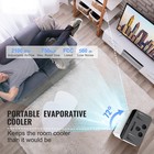 Uimoso Evaporative Cooler Swamp Cooler 3-in-1 2100 Cfm 7 Gal 12h Timer