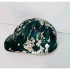Vintage Superlite By Fibre Metal Green Hard Hat With Linter Has Great Patina