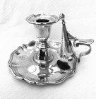 Sterling Silver Chamberstick- Royal Welch Regiment- Sheffield  1832 