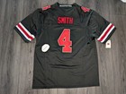 Jeremiah Smith  4 Ohio Buckeyes      2025 Blackout Natty Champs Jersey Large