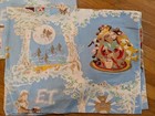 Vintage 1982 E t  The Extra-terrestrial Movie Twin Sheet Set Flat Fitted  Movie