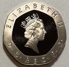 Great Britain 20 Pence 1985 - Tudor Rose - Heptagon - Proof