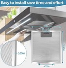 2 Pack Range Hood Filter Fit For Broan B5 Series  9x10 25 Inch