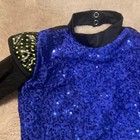 Revolution Dance Leotard Costume Child Medium Sequin Long Sleeve Mesh Girls