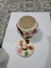 Vintage Nippon Ceramic Cookies All Over- Cookie Jar 1950 s Japan 8 5 