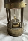 Vintage Brass Oil Lamp  Possible Miner Lamp 