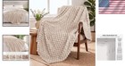 Machine Washable Cozy Fleece Throw Blanket - All Seasons  50x70 Inches