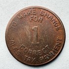 Arizona State Tax Commission 1 Cent Tax Token