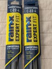  2  Rain X C-22-4 Windshield Wiper Blades Conventional Expert Fit - 22  Blades