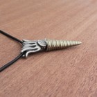 Orthoceras Necklace - Fossil Nautiloid Cephalopod Pendant