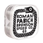 Bronson Skateboard Bearings Roman Pabich Pro G3 White black