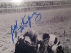 Jorge Velasquez Signed Photo Alydar Horse Jockey Horse Racing