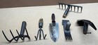Vtg   Lot Of Assorted Tine Hand Cultivator Old Rake Claw Garden Tool And Others
