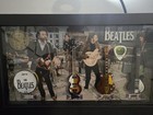 The Beatles Shadow Box W  Authentic Worn Swatch   Clothing Piece By Each Member 