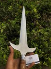 Custom Handmade Viking Spear-full Tang High Carbon Steel Camping   Hunting Sword