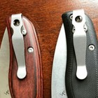 Titanium Deep Carry Pocket Clip For Spyderco Shaman C229  knife Is Not Included 