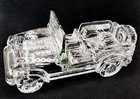 Vintage Kristal Color 24  Crystal 6 5  Jeep Vehicle Figurine W Detailing Italy