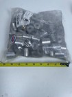 Pack Of 100 Aluminum Spacer 1  Od X 3 8  Id Unthreaded Round Standoff Bushing