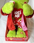 2005 Gemmy Flirty Flashers Valentine Kiss Me Frog King - New
