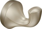 Eva Brushed Nickel Transitional Single Robe Hook  Wall Mounted Hanger For
