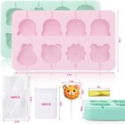 2 Pack Silicone Cake Pop Molds With 100 Sticks   Parcel Bags  Reusable Cakesicle