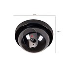 4 Fake Dummy Dome Surveillance Security Camera With Led Sensor Light