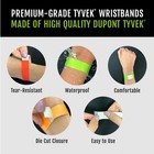 Tyvek Wristbands Bulk Pack  200 Pcs Party Id Bracelets  20 Colors