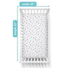 American Baby Company 100  Natural Cotton Fitted Crib Sheet 52  X Alphabet 