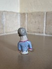 Antique German 1 5  Porcelain Half Doll Pin Cushion