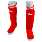 Fairtex Elastic Competition Shin Guards Muay Thai Boxing Sparring Pads Freesize