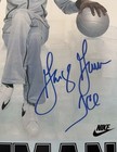 George Gervin Signed 12x18 Nike Promo Poster    iceman    Hof Autograph Jsa Coa