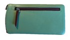Ili Genuine Leather Eyeglass Case With Frame Graphic In Sage eggplant