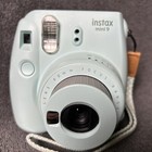 Fujifilm Instax Mini 9 Instant Camera Ice Blue With Selfie Mirror
