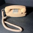 Vtg Princess Phone Tan Western Electric  Push Button  1972 Model 2702bm Works