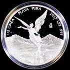 2017 Mexico Mo 1 2 Oz Silver Proof Libertad Coin 999 Fine Silver In Ogp Capsule
