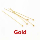 200pcs 16-50mm Ball Head Pins For Jewelry Finding Making Accessories