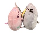 Pusheen The Cat 9    Bundle Of 2 Plush Pink W green Heart Nwt   Snackables Pizza