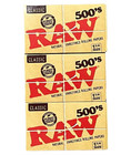 Raw Classic 500s  1 1 4  Rolling Papers  3 Packs   new