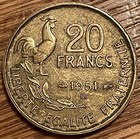 France 20 Francs Coin  1951 B  High Grade - Combined Shipping Ok