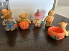 Vintage  Cherished Teddies Halloween Bear Figurine Bundle- Lot Of 5 Teddies 