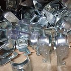 Box 100pc  Cobra Cpc100 1 In Emt rmc Pipe Clamp Silver Zinc-plated Steel