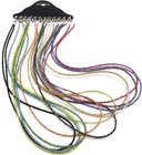 Chic 12 Pcs Eyeglass Chains - Vibrant Beaded Sunglass Holders For Stylish Women