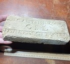 Antique Advertising Fire Brick J h  Gautier   Co  Oil Jersey City N j  1900 s  2