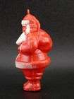 Vintage Christmas Bradford Plastic Red Santa Claus Ornament Made In The Usa 3 