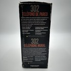 Vintage Crosley Cr55 302 Corded Wall Phone Black With Original Box Rotary Dial